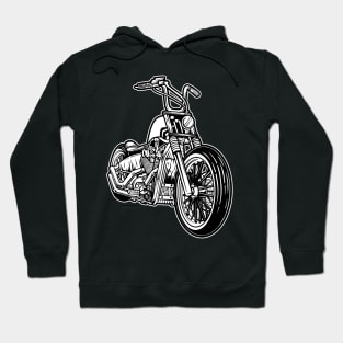 bobber style motorcycle Hoodie